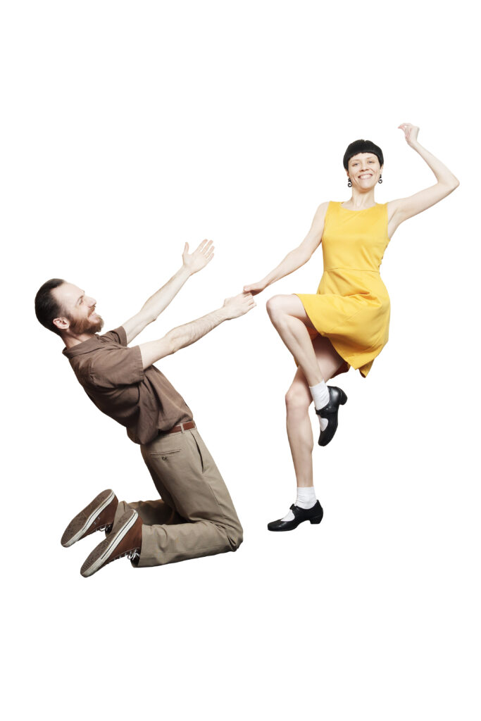 High-energy Jive dance move during private lesson in Livingston NJ
