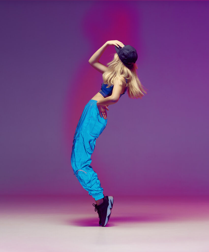 Warm-up before an adult’s private dance class